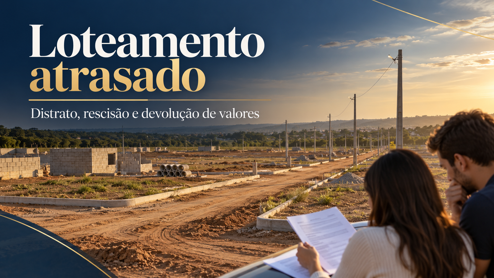 Loteamento atrasado: posso pedir distrato e receber de volta o que paguei?